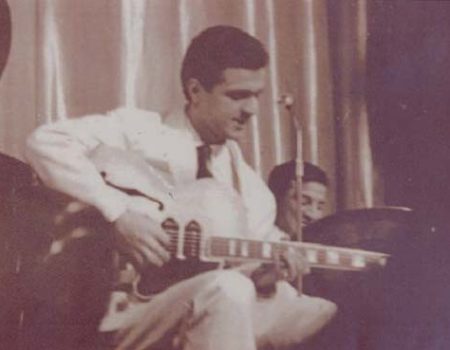 Totò Savio all'"Olympia" di Parigi, che suona nel quartetto Marino Marini
